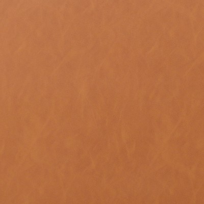 Caramel Faux Leather Accent Chair with Wood Legs