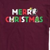 Men's - Peanuts - Merry Christmas Snoopy Short Sleeve Graphic T-Shirt - 2 of 4