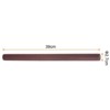 Unique Bargains Ebony Wood Cylindrical Smooth Non-Stick Small Kitchen Rolling Pins - 2 of 4