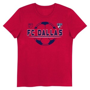 MLS FC Dallas Girls' Short Sleeve Crew Neck T-Shirt - 1 of 1