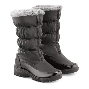 Collections Etc Totes Zip Front Boots Wide Widths - 1 of 4