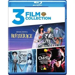 Beetlejuice/Charlie and Chocolate Factory/Tim Burton's Corpse Bride (Blu-ray)