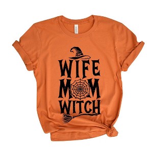 Simply Sage Market Women's Wife. Mom. Witch Short Sleeve Graphic Tee - 1 of 4