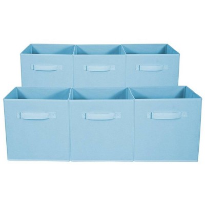 Sorbus 6pk Foldable Storage Cubes - Pastel Blue