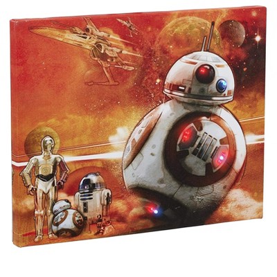 Seven20 Star Wars BB-8 Illuminating Canvas Wall Art