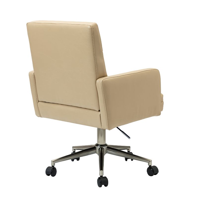 Josua Modern Button-tufted Task Chair with Mental legs Office Chair | KARAT HOME, 4 of 12