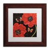 Trademark Fine Art -Daphne Brissonnet 'Petals and Wings III' Matted Framed Art - 2 of 4