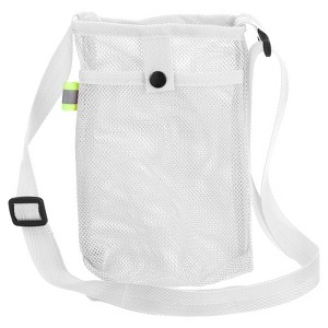 Unique Bargains Nylon Adjustable Shoulder Strap Mesh Water Bottle Holder - 1 of 4