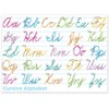 Ashley Productions® Smart Poly® PosterMat Pals™ Space Savers, 13" x 9-1/2", Traditional Cursive, Pack of 10 - 2 of 2