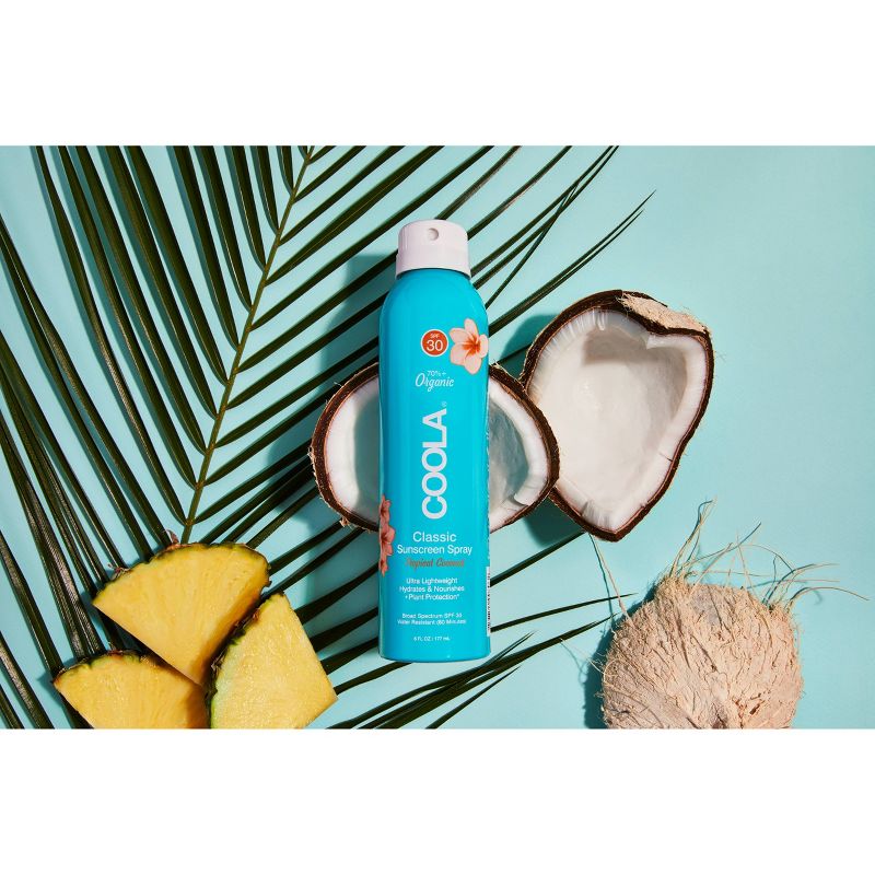Coola Classic Sunscreen Body Spray - SPF 30 - Tropical Coconut - 6oz - Ulta Beauty, 5 of 6