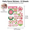 Big Dot of Happiness Sweet Watermelon - Fruit Party Favor Sticker Set - 12 Sheets - 120 Stickers - 3 of 4