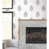 RoomMates Dutch Floral Blue Peel and Stick Wallpaper: Modern Self-Adhesive Botanical Vinyl, Removable Sticky Decor - 2 of 4