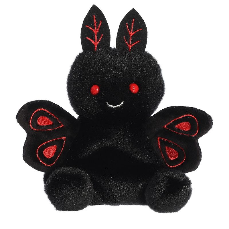 Aurora Mini Mortimer Mothman Palm Pals Adorable Stuffed Animal Black 5", 1 of 5