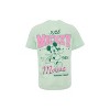 Women's Mickey Keep it Running Short Sleeve Graphic Shirt - Light Mint Green - 2 of 2