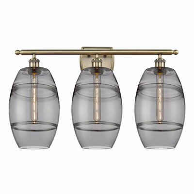 Vaz - 3 Light Bath Vanity In Industrial Style-10.88 Inches Tall and 28 Inches Wide