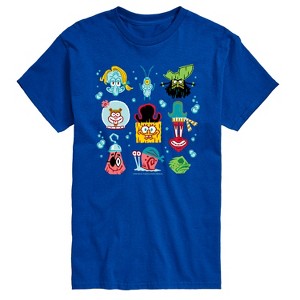 Men's - Spongebob Squarepants - Spongebob: The Search For Squarepants Grid Short Sleeve Graphic T-Shirt - 1 of 4