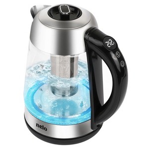NELO Electric Kettle with Removable Tea Infuser, 7 Temperature Presets, Digital Display, LED Indicator Lights, BPA-Free,  1.7 Liters - 1 of 4