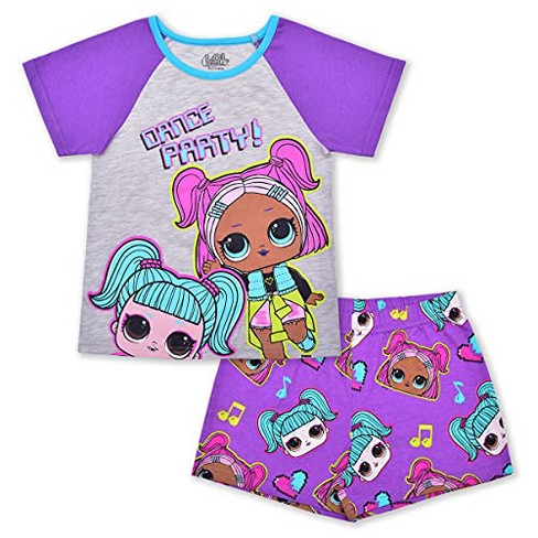 L.o.l. Surprise! M.c. Swag Diva Neon Q.t. Big Girls T-shirt And Leggings  Outfit Set Black / Pink 14-16 : Target