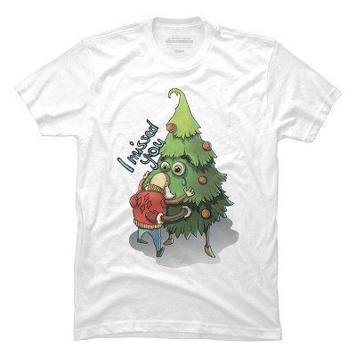 Men's Design By Humans Waiting for Christmas By kuz512 T-Shirt