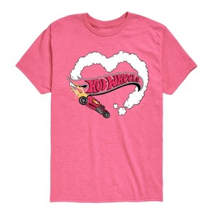 Boys' - Hot Wheels - Burnout Heart Short Sleeve Graphic T-Shirt - 1 of 4