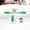 Unique Bargains Medium 2BA Thread Aluminum Dart Shafts with Rubber Rings for Steel Tip 12 Pcs - 2 of 4