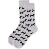 Memoi Men's Black Labrador Retriever Luxuriously Soft Cashmere Crew Socks - 3 of 4