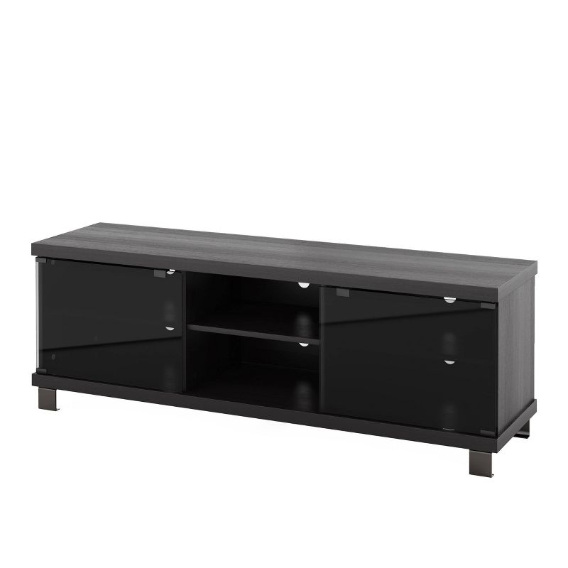 Flat Panel TV Stand for TVs up to 60&#34; CorLiving Ravenwood Black, 4 of 6