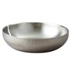 Jiallo  double wall stainless steel Serving Bowl 14.6" Dia, Hammered Finish - 2 of 2