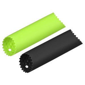 Unique Bargains Kitchen Non-Slip Silicone Skin Remover Garlic Peeler 1 Set - 1 of 4