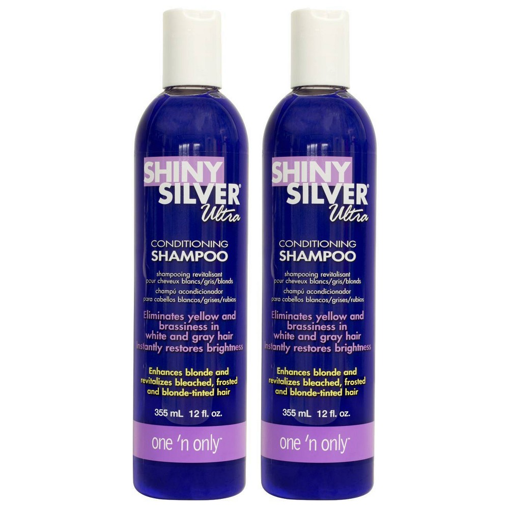 UPC 074108000002 product image for Conair Shiny Silver Shampoo and Conditioner - 2pk/12 fl oz each | upcitemdb.com