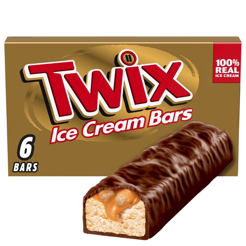 TWIX Vanilla Ice Cream Bars - 6ct, 1 of 8