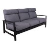 Courtyard Casual Santorini 4 pc Sofa Seating Group  Includes:  One Sofa, Two Club Chairs and One Coffee Table - 4 of 4