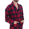 Alexander Del Rossa Men's Lightweight Flannel Robe, Soft Cotton - 3 of 4
