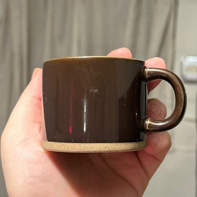 3oz Genie Ceramic Espresso Cup Black - Threshold™ : Target