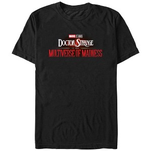 Men's Marvel Doctor Strange in the Multiverse of Madness Black Logo T-Shirt - 1 of 4