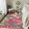 Washable Modern Abstract Living Room Rugs, Soft Non Slip Low Pile Floor Carpet for Bedroom Dining Room Office - 2 of 4