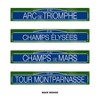 Beistle French Street Sign Cutouts, 4" x 24", (8/Pkg) Multicolored - 4 of 4