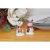 Gallerie II Christmas Dog/Cat Salt & Pepper Shakers Set of 2 - 2 of 4