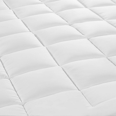 Queen White Down Alternative Memory Flex Mattress Topper