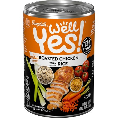 Campbell's Well Yes! Roasted Chicken with Rice Soup - 16.3oz