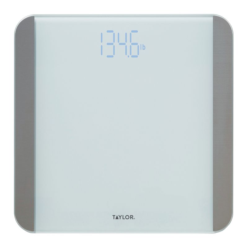Taylor® Precision Products Digital Motion Sensor Bathroom Scale, White, 440-Lb. Capacity, 3 of 6