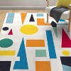 Well Woven Crayola Whimsy Waves  Area Rug - Vibrant Multi Color - For Living Rooms, Playroom, Dining Rooms, and Bedrooms - image 2 of 4