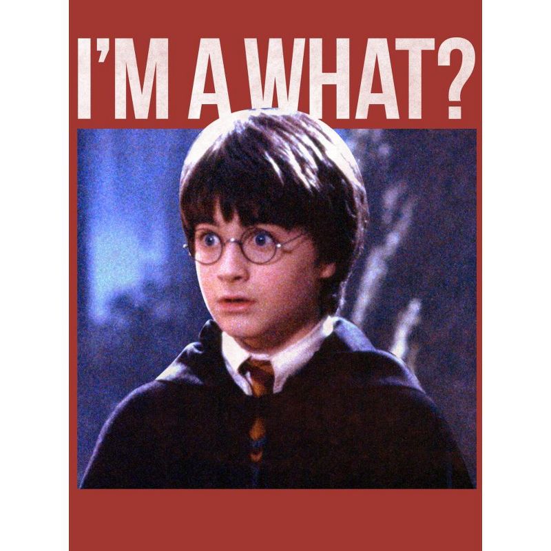 Harry Potter I'm a What? Meme Boy's Red T-shirt, 2 of 4