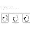 Small Hoop Cartilage Earrings Teacher Earrings for Women；White Black Enamel Hypoallergenic Hooped Gifts Gold and - 3 of 4