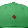 Dalix Lil Strawberry Embroidered Cotton Summer Outdoor Baseball Cap Dad Hat Womens - 2 of 4