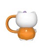 Zak Designs 12 fl oz Sculpted Hello Kitty Dolomite Mug Orange/White - 2 of 4