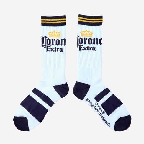 Men's Corona Athletic Crew Socks - Off-White 6-12 - image 1 of 3