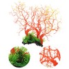 Unique Bargains Mini Faux Coral Reef Decor for Aquarium Decorations 13.19"x10.51" 1 Pc - image 3 of 4