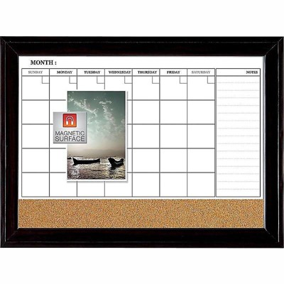 Quartet Combo Dry-Erase & Bulletin Board Black 817537