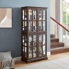 Okak Modern Free-Standing Antique Display Bookshelf Multifunctional Bookcase,Storage Organizer Display Stand for Living Room,Office - 2 of 4